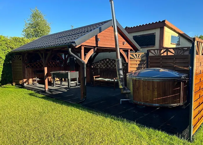 بيت للعطل Kaszuby Z Bania I Sauna Stężyca